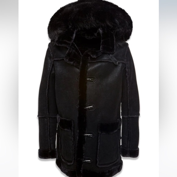 NEW Jordan Craig DENALI SHEARLING JACKET (BLACK)